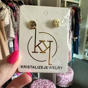 Kristalize Jewelry Allie Smiley Face Earrings